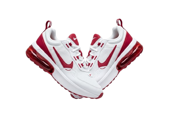 White air-cushioned walking shoe at Icon Soley store