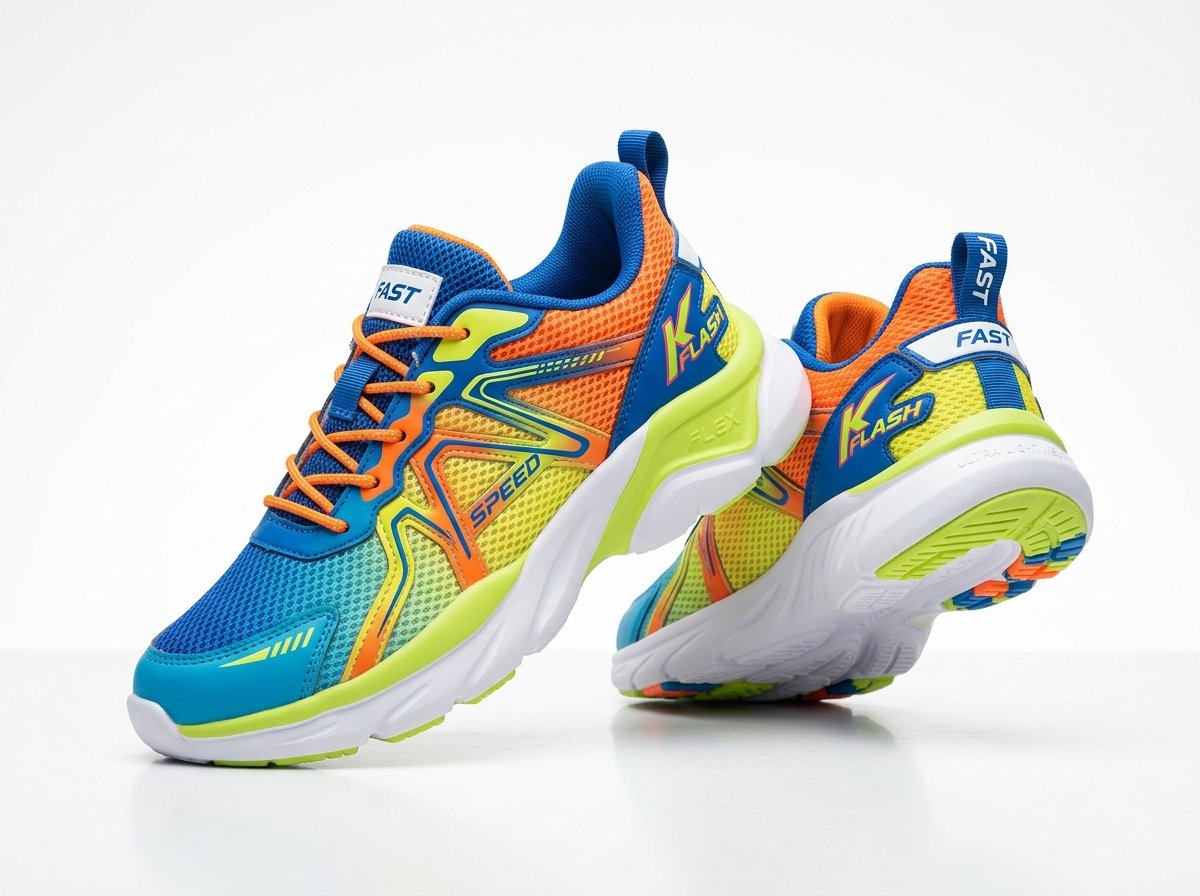 Lightweight colorful sports sneakers for kids