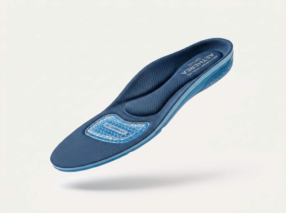 Soft memory foam insole cushion for arch and heel comfort
